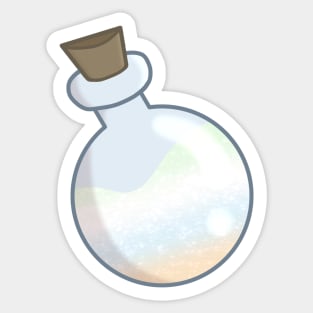 Unlabeled Pride Potion Bottle Sticker